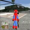 Flying Spider Stickman Super Rope Hero Gangstar Zeichen