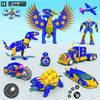 Dragon Robot Police Car Games Zeichen