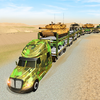 US Army Train Transporter Truck Driving Games Zeichen