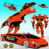 Polizeilimousine Dino-Roboter Hubschrauber Robote Zeichen