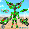 Flying Hawk Robot Car Game Zeichen