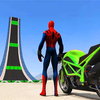 Superhero Tricky Bike Stunt GT Racing Zeichen