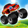 Monstertrucks Kinder-Spiel Zeichen