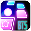 BTS Tiles Hop K-POP Ball - Neon Army EDM Rush Zeichen