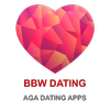 BBW Dating App - AGA Zeichen