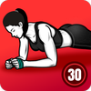 Plank-Workouts zu Hause Zeichen