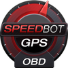 Speedbot. Gratis-Tachometer GPS/OBD2 Zeichen