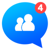 The Messenger for Messages, Text, Video Chat Zeichen